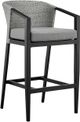 Armen Living Palma Black/Grey Outdoor Patio Counter Bar Stool-0