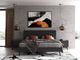 VIG Furniture Modrest Diana Grey Eastern King Panel Bed-3
