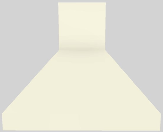 Vent-A-Hood® 36" Biscuit Euro-Style Island Range Hood-0