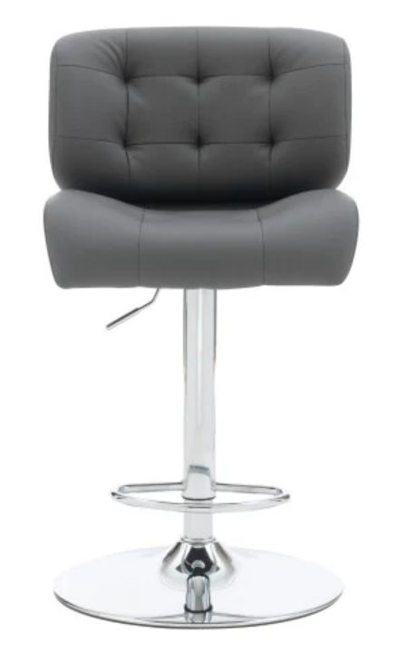 Powell® Bridger Gray Adjustable Bar Stool-3