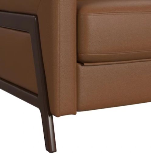 Elements International Tango Pebble Tan Power Recliner-4