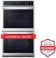 LG 30” PrintProof® Stainless Steel Built In Double Electric Wall Oven-1