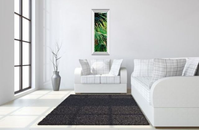 Classy Art Just Fronds by Suzanne Wilkins Mirror Framed Wall Art-3