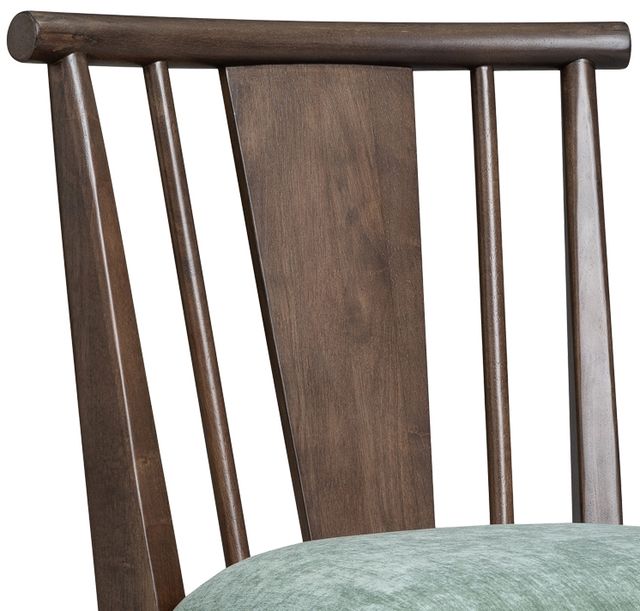 Intercon West End Saddle/Sage Green Spindle Splat Side Chair-1