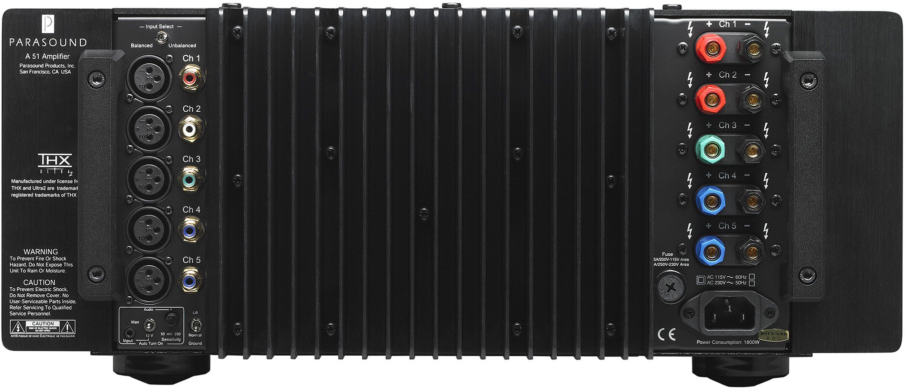 Parasound A 51 Amplifier - Thumbnail 4