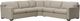 Palliser® Furniture Customizable Madison Track Arm 3-Piece Curved Sectional-0