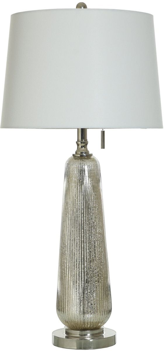 Element Glass Table Lamp by Modway| Silver main image 0