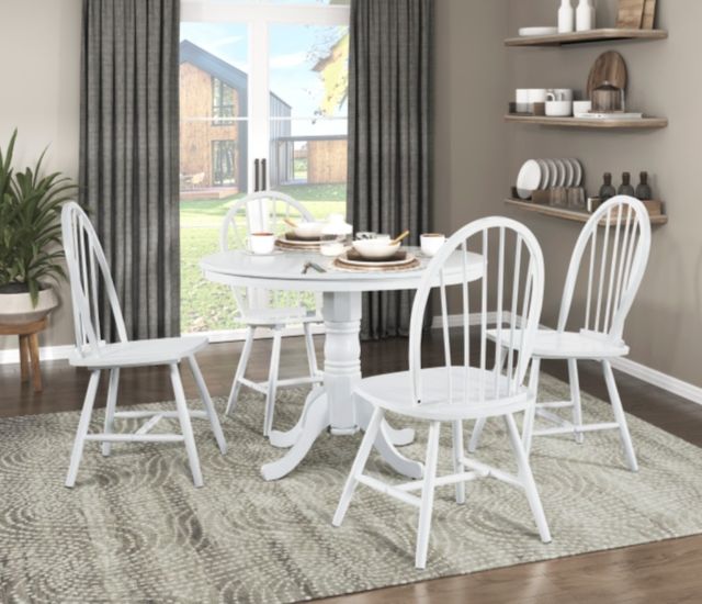 Homelegance® Shelby White Dining Table-1