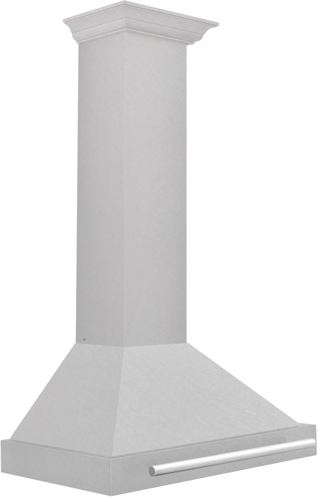 ZLINE 30" Satin Stainless Steel Convertible Wall Mounted Range Hood-3
