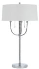 Cal® Lighting & Accessories Chrome Table Lamp-0