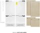 ZLINE Autograph Edition 60" 32.2 Cu. Ft. Panel Ready Built In Counter Depth French Door Refrigerator with Polished Gold Accents-4