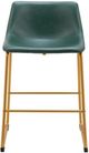 Zuo® Modern Augusta Gold/Green Barstool-2