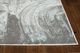 KAS Rugs Luna Blue/Silver Strokes 5'x8' Area Rug-1
