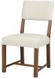 Hooker® Furniture Driftwood Worn Saddle/Lovegood Bisque Upholstered Dining Side Chair-3