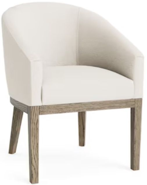 Bassett® Furniture Customizable BenchMade Hayes Oak Barrel Back Chair-0