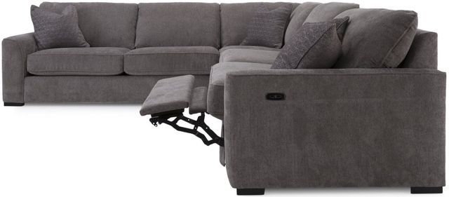 Decor-Rest® Furniture LTD 2786 3 Piece Gray Power Reclining Sectional-4