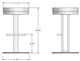 Amisco Customizable Glint Swivel Bar Stool-1