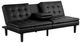 Furniture of America® Eidsberg Black Futon Sleeper Sofa-3