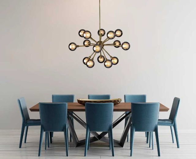 Adesso® Starling Antique Brass LED Chandelier-2