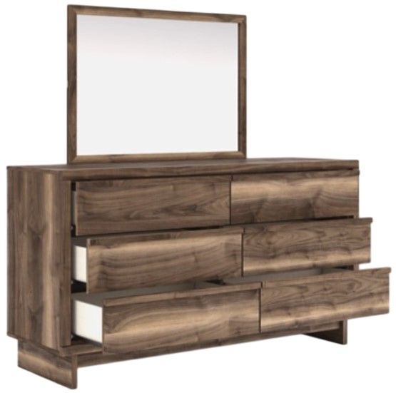 Chirason Dresser and Mirror - Brown