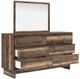 Signature Design by Ashley® Chirason Brown Dresser and Mirror-2