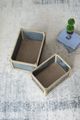 A & B Home 2-Piece Brown/Gray Planter Set-5