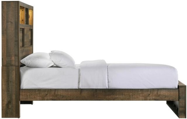 Elements International Bailey Music Walnut Twin Bed-2