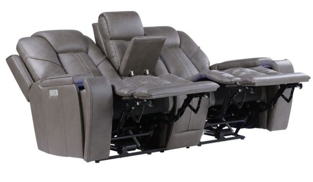 Steve Silver Co. Daniel Mossy Gray Triple Power Reclining Theater Loveseat-2