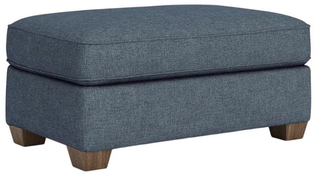 Flexsteel® Thornton Blue Dusk Cocktail Ottoman