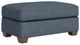 Flexsteel® Thornton Blue Dusk Cocktail Ottoman-0