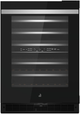 JennAir® NOIR™ 24" Black Undercounter Wine Cooler-0