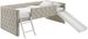 Intercon Addyson Fog Youth Twin Upholstered Loft Bed-0