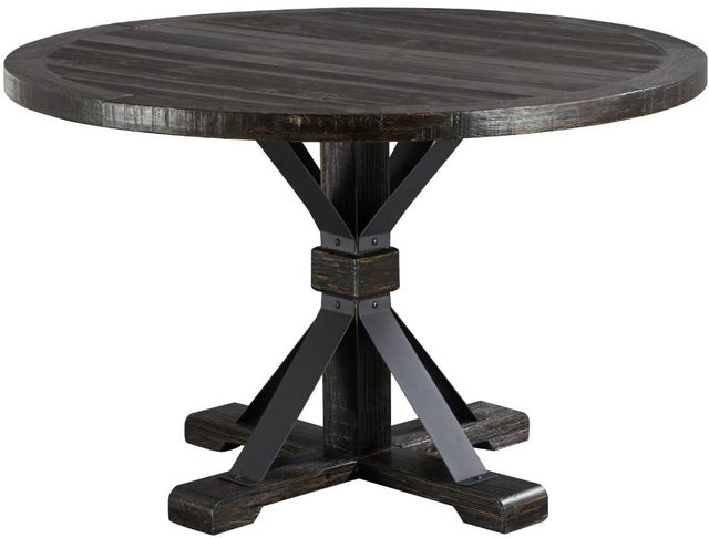 Signature Design by Ashley® Broshound 3-Piece Dark Brown Dining Table Set-1