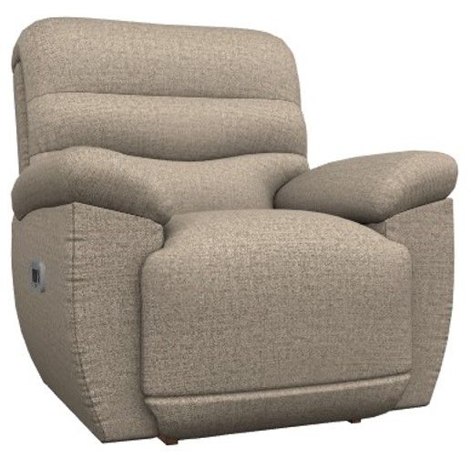 La-Z-Boy® Joshua Fawn Power Rocking Recliner with Headrest and Lumbar-0