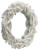 A & B Home White Round Wall Mirror-0