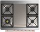 Ilve® Majestic III 36" Emerald Green Pro Style Dual Fuel Liquid Propane Range with Solid Door and Copper Trim-3