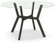 Amisco Customizable Norcross 30" Glass Top Round Table-0