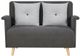 A & B Home Madchen Gray Folded Sofa Bed-2