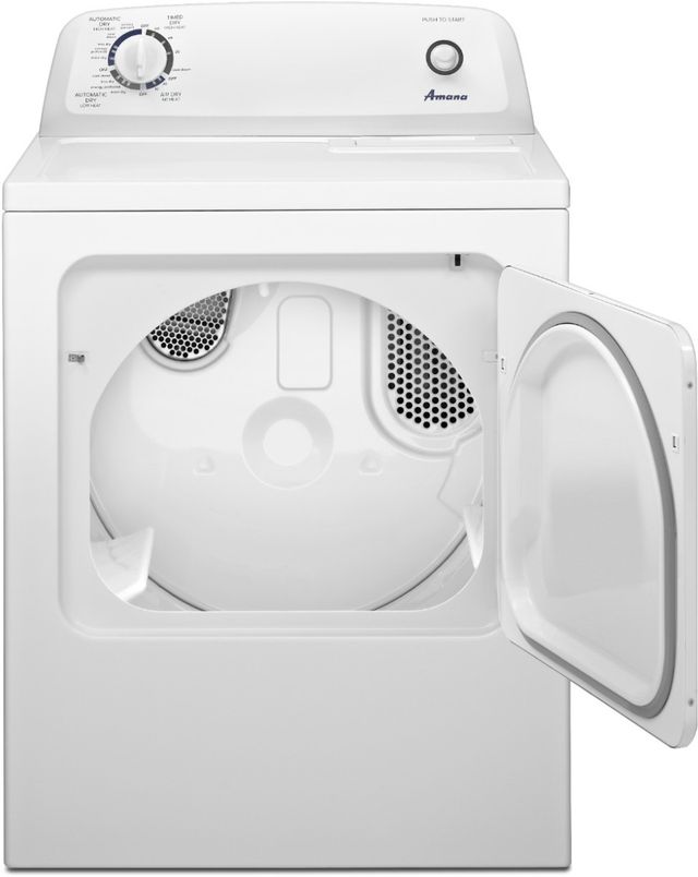 Amana® 6.5 Cu. Ft. White Front-Load Electric Dryer-1