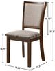 New Classic® Home Furnishings Amy 5-Piece Cherry Dining Set-2
