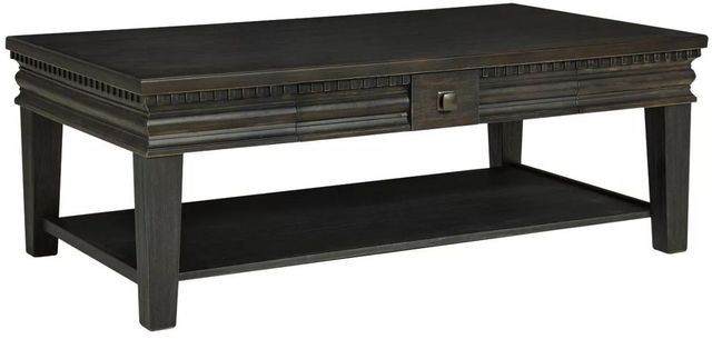 Signature Design by Ashley® Miniore Weathered Black Coffee Table-0