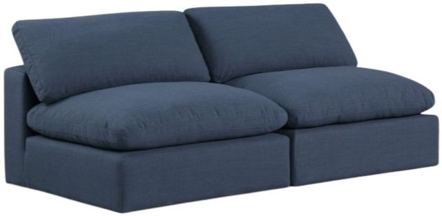 Meridian Furniture Comfy 2-Piece Navy Sofa-0