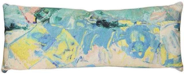 Stylecraft Tamara Day Blue/Green Large Lumbar Designer Pillow-0