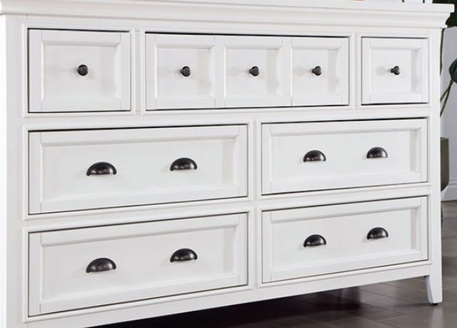 Furniture of America® Castile White Dresser-2