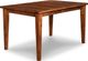 Handstone Customizable Glengarry Heritage Nutmeg 48x96 Centre Leg Table with 2x12" Leaf's-0