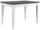 Liberty Furniture Allyson Park Charcoal Counter Height Leg Table with Wirebrushed White Base-0