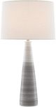 Currey & Company Forefront Gray/White Table Lamp-1