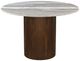 Liberty Furniture Kaleidoscope Gray Pedestal Dining Table with Aged Whiskey Base-2