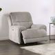 Furniture of America® Morcote Light Gray Power Recliner-1