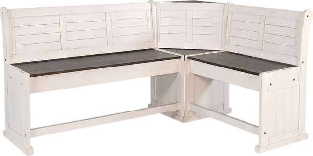 Sunny Designs™ Carriage House 4-Piece European Cottage Counter Breakfast Nook Set-2